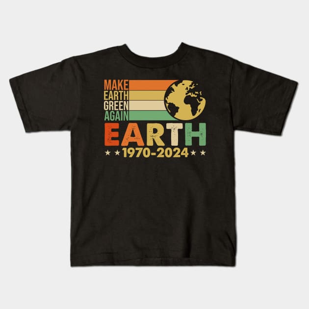 Make Every Day Earth Day Kids T-Shirt by MZeeDesigns